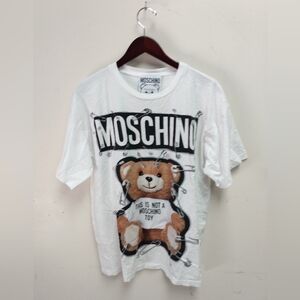 Moschino White Graphic T-Shirt